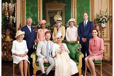 Meghan Markle ir princo Harry sūnaus Archie krikštynos