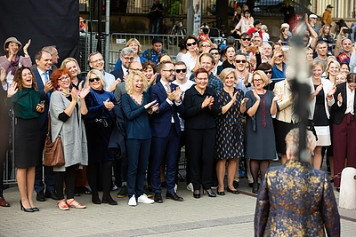 Lietuvos Respublikos Prezidento rūmų perdavimo ceremonija Daukanto aikštėje/Gretos Skaraitienės/„ŽMONĖS foto“ nuotr.