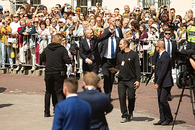 Lietuvos Respublikos Prezidento rūmų perdavimo ceremonija Daukanto aikštėje/Gretos Skaraitienės/„ŽMONĖS foto“ nuotr.