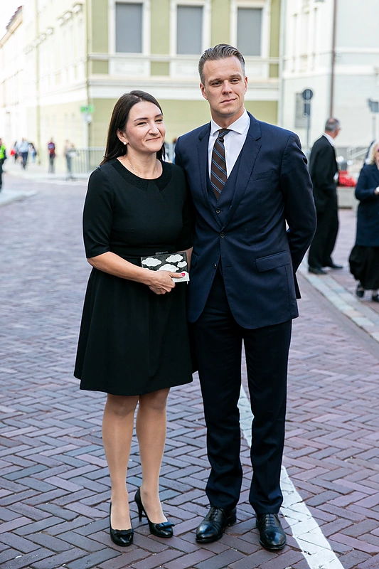 Austėja Landsbergienė ir Gabrielius Landsbergis / Josvydo Elinsko / 15min nuotr.