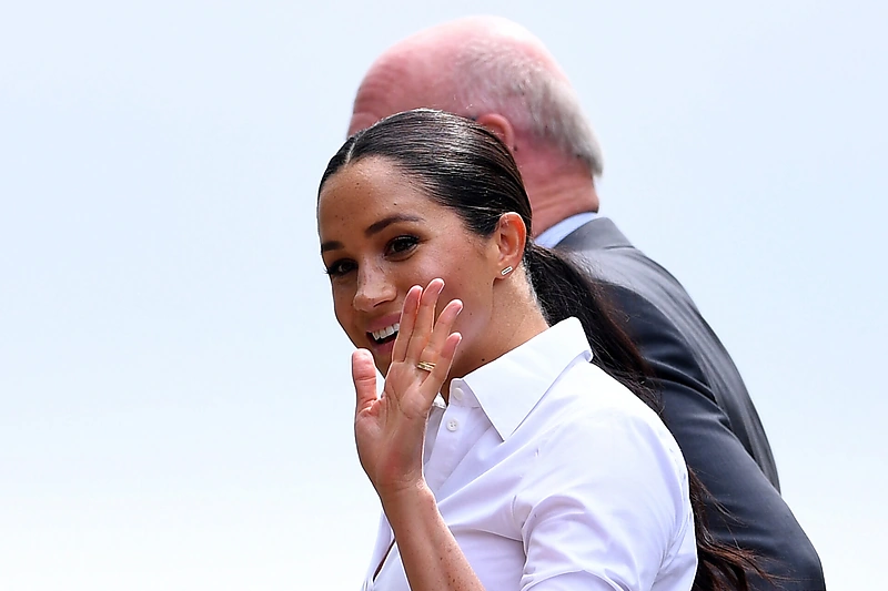 Kate Middleton ir Meghan Markle kartu stebėjo teniso turnyrą / „Scanpix“ nuotr.