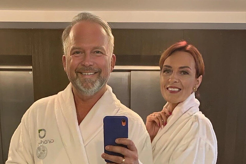 Juozas Butnorius su žmona Gražina/Nuotrauka padaryta naudojant „FaceApp“ programėlę