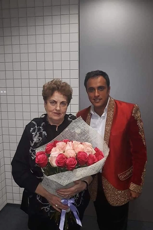 Radžis Aleksandrovičius su globėja Vida Minevičiene / Asmeninio albumo nuotr.