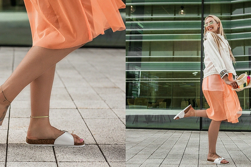 Šlepetės ir kamštinis padas – tobulas tandemas/Monikos Remeikytės nuotr.