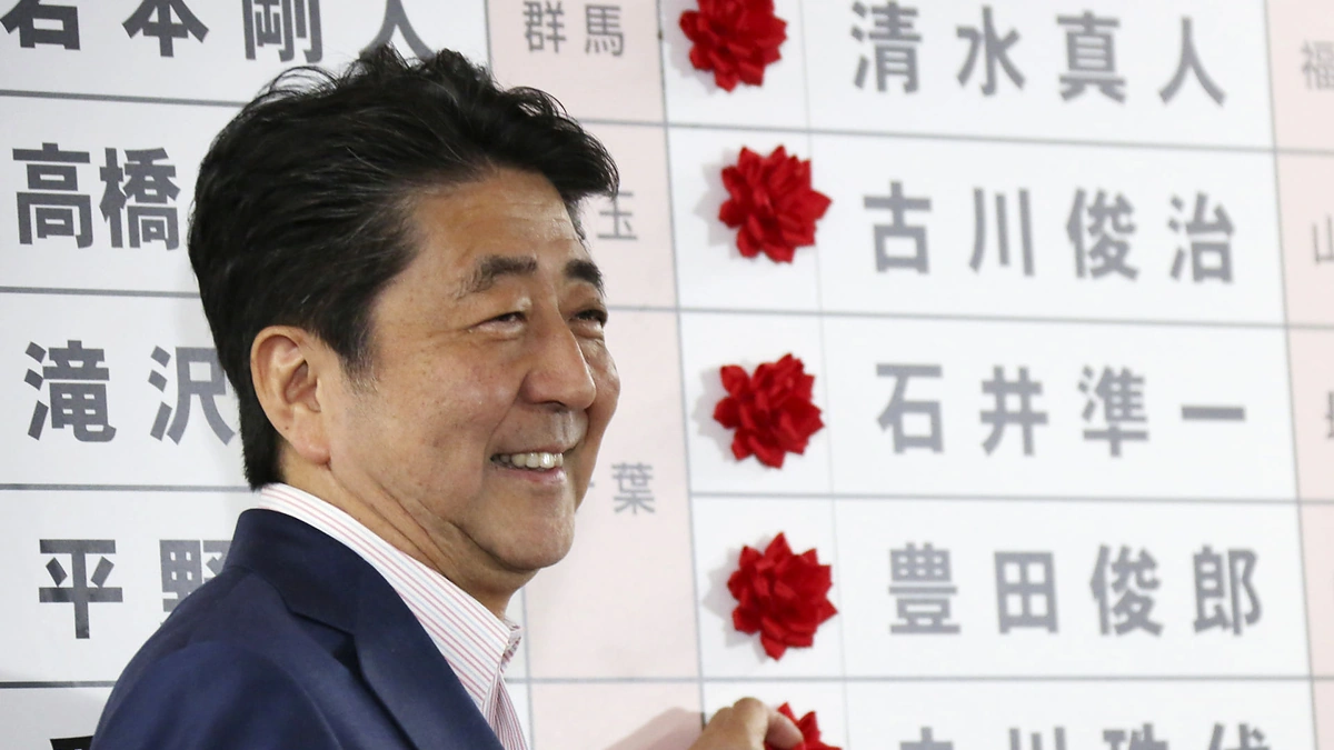 Shinzo Abe / „Scanpix“/AP nuotr.