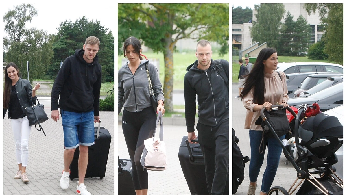 Palangoje į treniruočių stovyklą rinkosi vyrų krepšinio rinktinės žaidėjai/V. Liaudanskio nuotr.