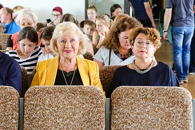 D. Nausėdienė apsilankė Vaikų ligų klinikoje surengtame piešinių parodos atidaryme/Teodoro Biliūno/„Žmonės Foto“ nuotr.