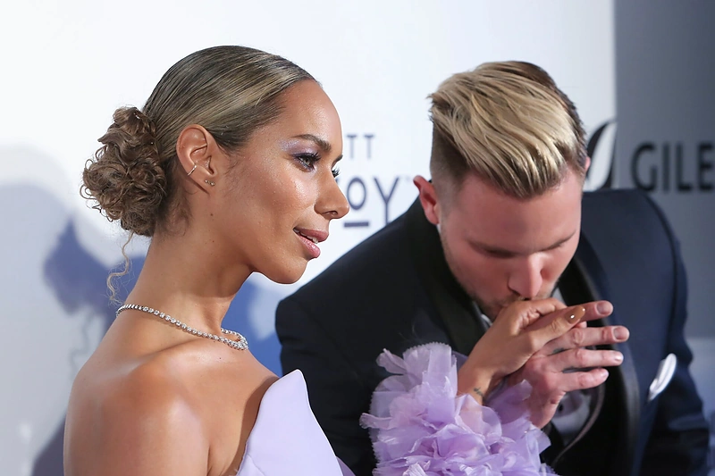 Atlikėja Leona Lewis ir choreografas Dennisas Jauchas/Vida Press nuotr.