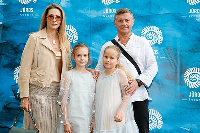 Daina Bosienė su šeima/Organizatorių nuotr.