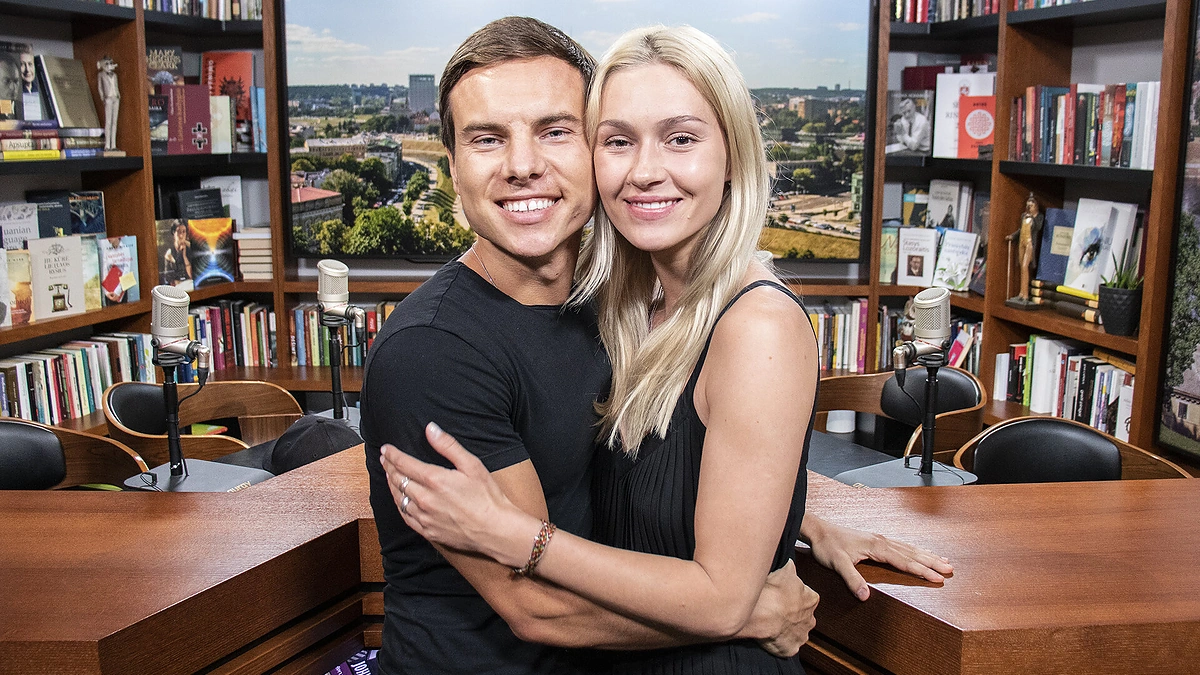 Aktorė Ieva Andrejevaitė ir Benediktas Gylys/K. Mankausko nuotr.