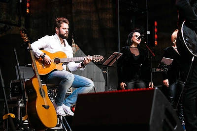 Koncerto akimirka / Arno Strumilos nuotr.