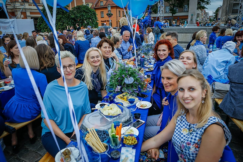 Mėlynoji vakarienė Klaipėdoje/Vytauto Petriko nuotr.