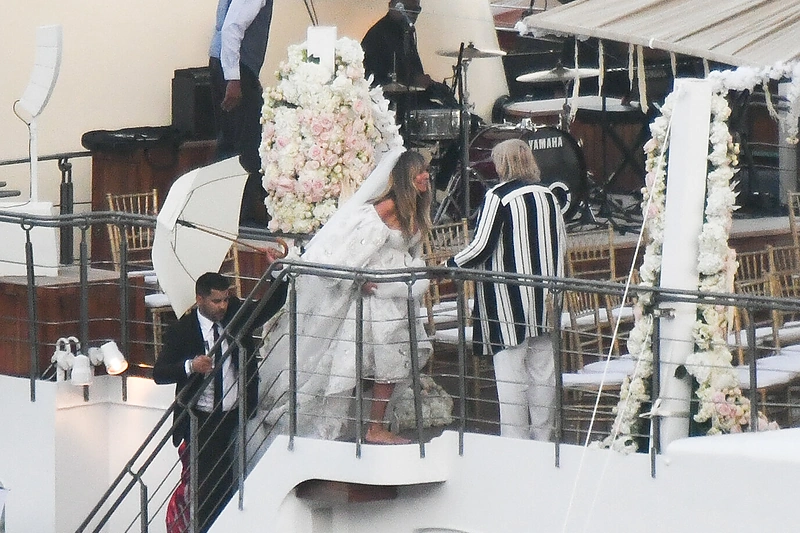 Modelio Heidi Klum ir Tomo Kaulitzo vestuvės Italijoje/Vida Press nuotr.