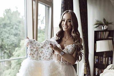 Viktorijos Siegel ir Danieliaus Bunkaus dukters Nicole krikštynų akimirka / Razauskai Photography nuotr.