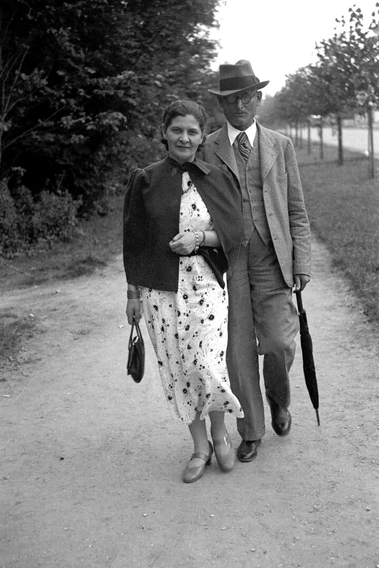 Su antrąja žmona Kristina Kazys Grinius sukūrė laimingą šeimą/Lietuvos valstybės centrinio archyvo nuotr.