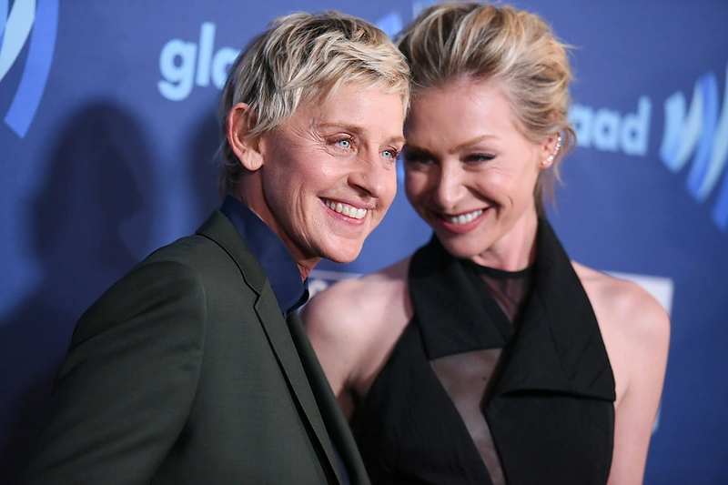 Ellen DeGeneres ir Portia de Rossi / „Scanpix“ nuotr.