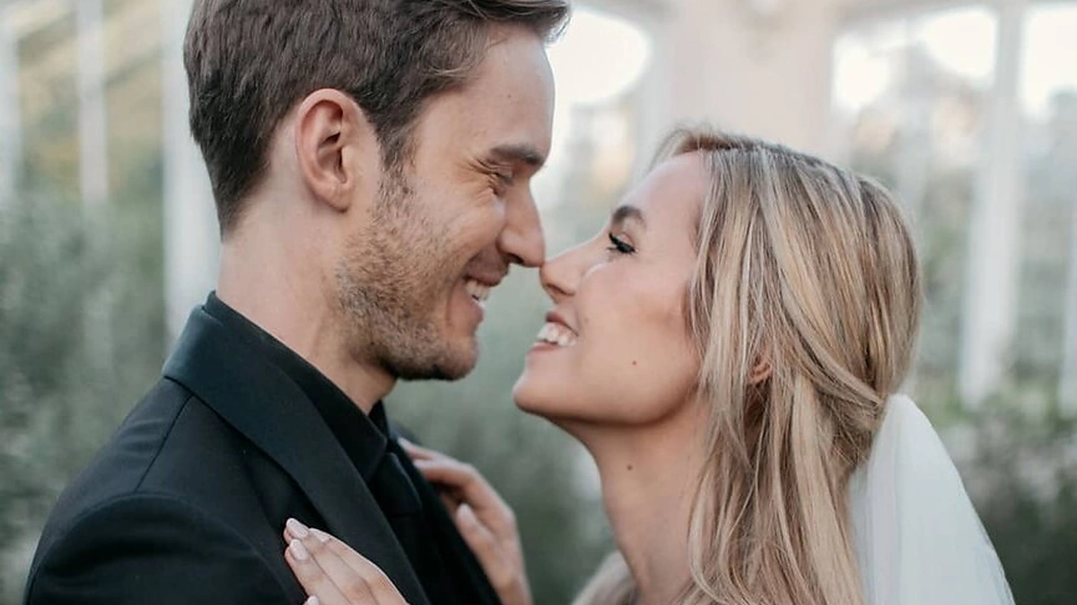 Felixas Kjellbergas ir Marzia Bisognin/ Socialinių tinklų nuotr.