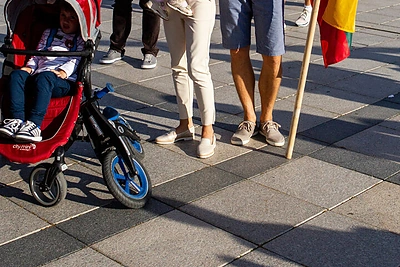 Rankomis susikabino tūkstančiai žmonių / Pauliaus Peleckio / „Žmonės Foto“ nuotr.