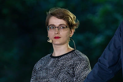 Literatūros festivalio „Open Books“ iniciatyva surengta diskusija apie Vilniaus įvaizdį/Pauliaus Peleckio/„ŽMONĖS Foto“ nuotr.