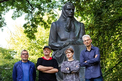 Literatūros festivalio „Open Books“ iniciatyva surengta diskusija apie Vilniaus įvaizdį/Pauliaus Peleckio/„ŽMONĖS Foto“ nuotr.