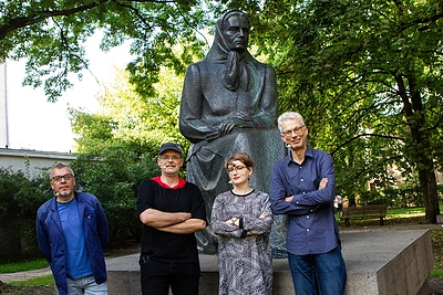 Literatūros festivalio „Open Books“ iniciatyva surengta diskusija apie Vilniaus įvaizdį/Pauliaus Peleckio/„ŽMONĖS Foto“ nuotr.