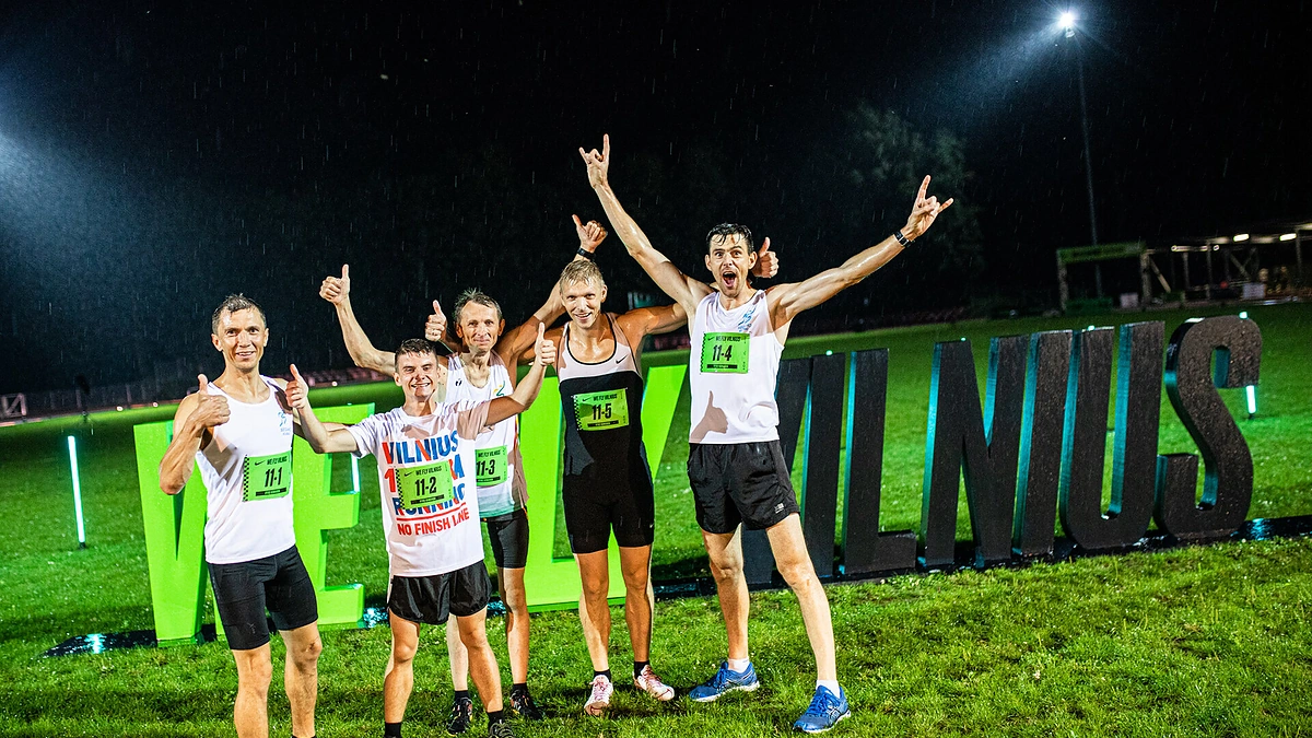 Netradicinis bėgimas „Nike We fly Vilnius“/ Organizatorių nuotr.