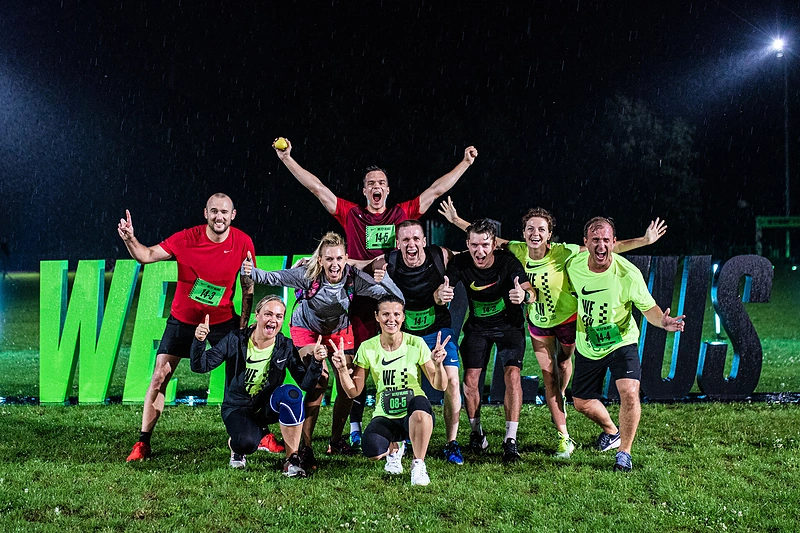 Netradicinis bėgimas „Nike We fly Vilnius“/ Organizatorių nuotr.