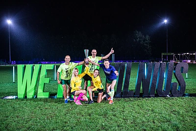 Netradicinis bėgimas „Nike We fly Vilnius“/ Organizatorių nuotr.