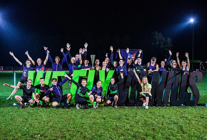 Netradicinis bėgimas „Nike We fly Vilnius“/ Organizatorių nuotr.