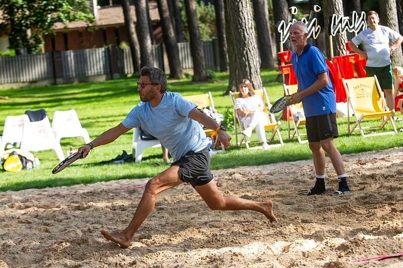 Paplūdimio teniso turnyras „Pinewood bar and grill“ kieme/ Pauliaus Peleckio nuotr.