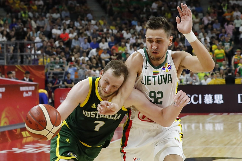 Lietuvos krepšinio rinktinės susitikimas su Australija/Scanpix nuotr.