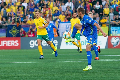Vilniaus LFF stadione vyko Europos futbolo čempionato atrankos rungtynes Lietuva-Ukraina/ Irmanto Gelūno nuotr.