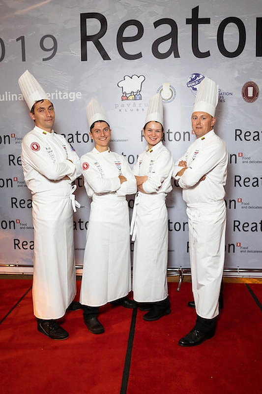 Lietuvos komanda Baltijos šalių kulinarijos konkurse / Organizatorių nuotr.