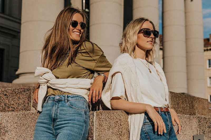 Aistė ir Gema pristato TOP rudens „twinning“ derinius/ Organizatorių nuotr.