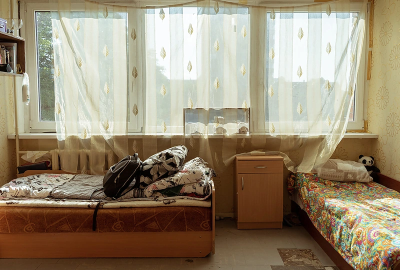 Bendrabučio kambario interjeras prieš pokyčius/Organizatorių nuotr.