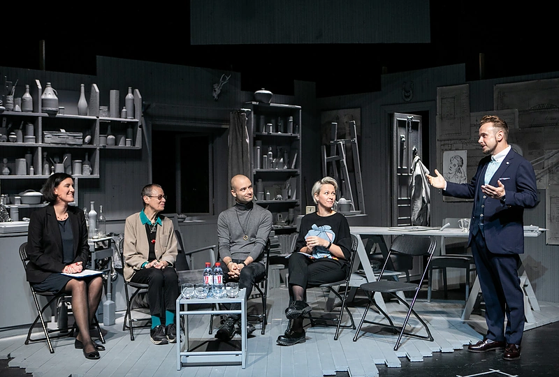 Vilniaus mažojo teatro naujo sezono pristatymas/Pauliaus Peleckio/„Žmonės Foto“ nuotr.