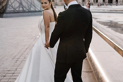 Simona Lipnė ir Mindaugas Lipnius vestuvinę fotosesiją surengė Paryžiuje /Gabrielės Švirinės nuotr.
