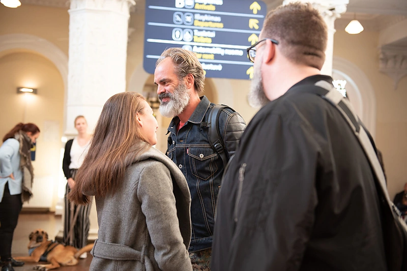 „Vaikštantys numirėliai“ bei „Grand Theft Auto V“ žvaigždė Stevenas Ogg / G. Varnelytės nuotr.