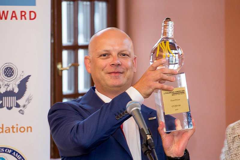 JAV-Lietuvos technologijų forume paskelbti inovacijų prizo laimėtojai/JAV ambasados Vilniuje nuotr.