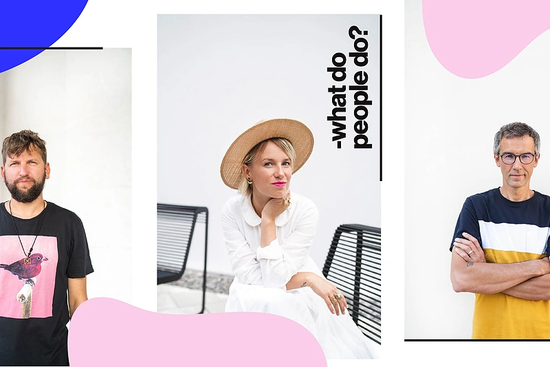 „Ką žmonės dirba?“ renginio svečiai/Organizatorių nuotr.