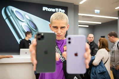 „Iphone“ 11 serijos pristatymas/ Irmanto Gelūno nuotr.