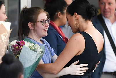 Meghan Markle lankėsi privačiame moterų susitikime PAR / „Scanpix“ nuotr.