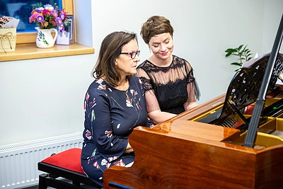 Pianistė Eglė Andrejevaitė pradėjo antrąjį savo studijos sezoną/Mindaugo Mikulėno nuotr.