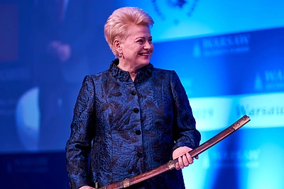 Daliai Grybauskaitei įteiktas Laisvės riterio apdovanojimas / D.Grybauskaitės biuro nuotr.