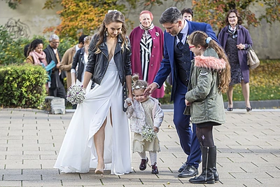 Mariaus Čepulio ir Ingos Stančikaitės vestuvės / Roko Lukoševičiaus / 15min nuotr.