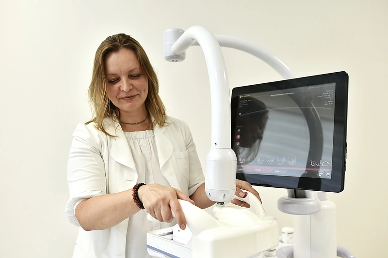 Automatinė krūtų ultragarso sistema (ABUS)/Organizatorių nuotr.