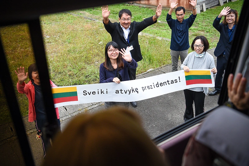 Gitanui Nausėdai suteiktas Gifu universiteto garbės daktaro vardas/LR Prezidento kanceliacijos/Roberto Dačkaus nuotr.