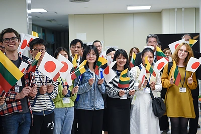 Gitanui Nausėdai suteiktas Gifu universiteto garbės daktaro vardas/LR Prezidento kanceliacijos/Roberto Dačkaus nuotr.
