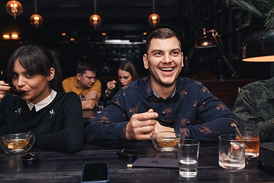 Gurmaniška degustacija bare „Mililitrai“/ Martyno Stankaičio nuotr.