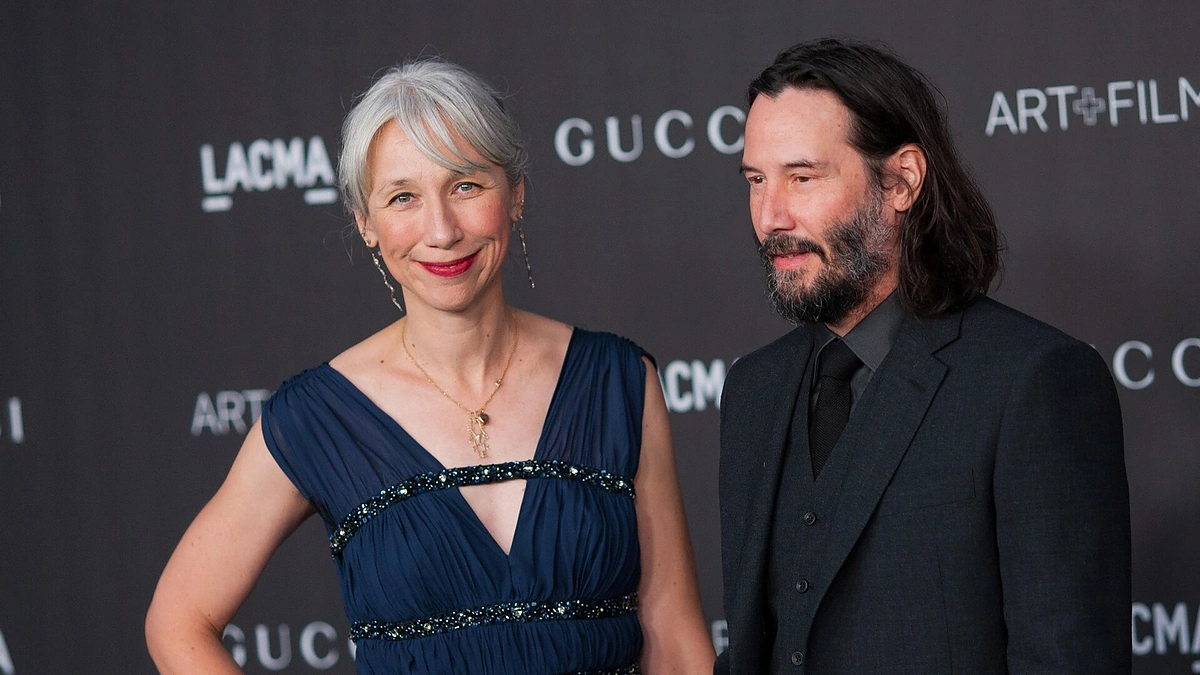 Keanu Reeves'as ir Alexandra Grant/Vida Press nuotr.
